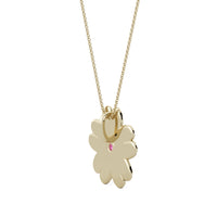 Maui relief Hibiscus pendant in extra luxe 18k vermeil