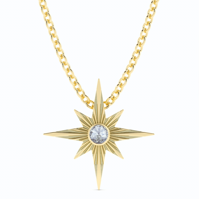 Signature Shine pendant in extra luxe 24k vermeil